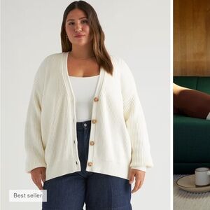 Oversized Boyfriend Cardigan